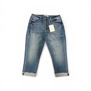 Women's Blue Jeans Kancan New Capri Size 32